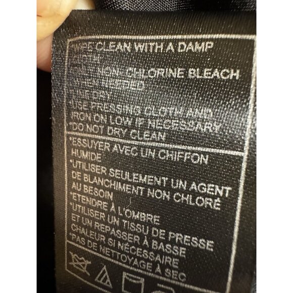 Steve Madden Faux Leather Pants Black Medium Straight Leg High Rise 31x15 - Picture 5 of 6